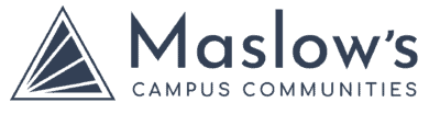 Maslow's Campus Communities logo with triangle icon and text.